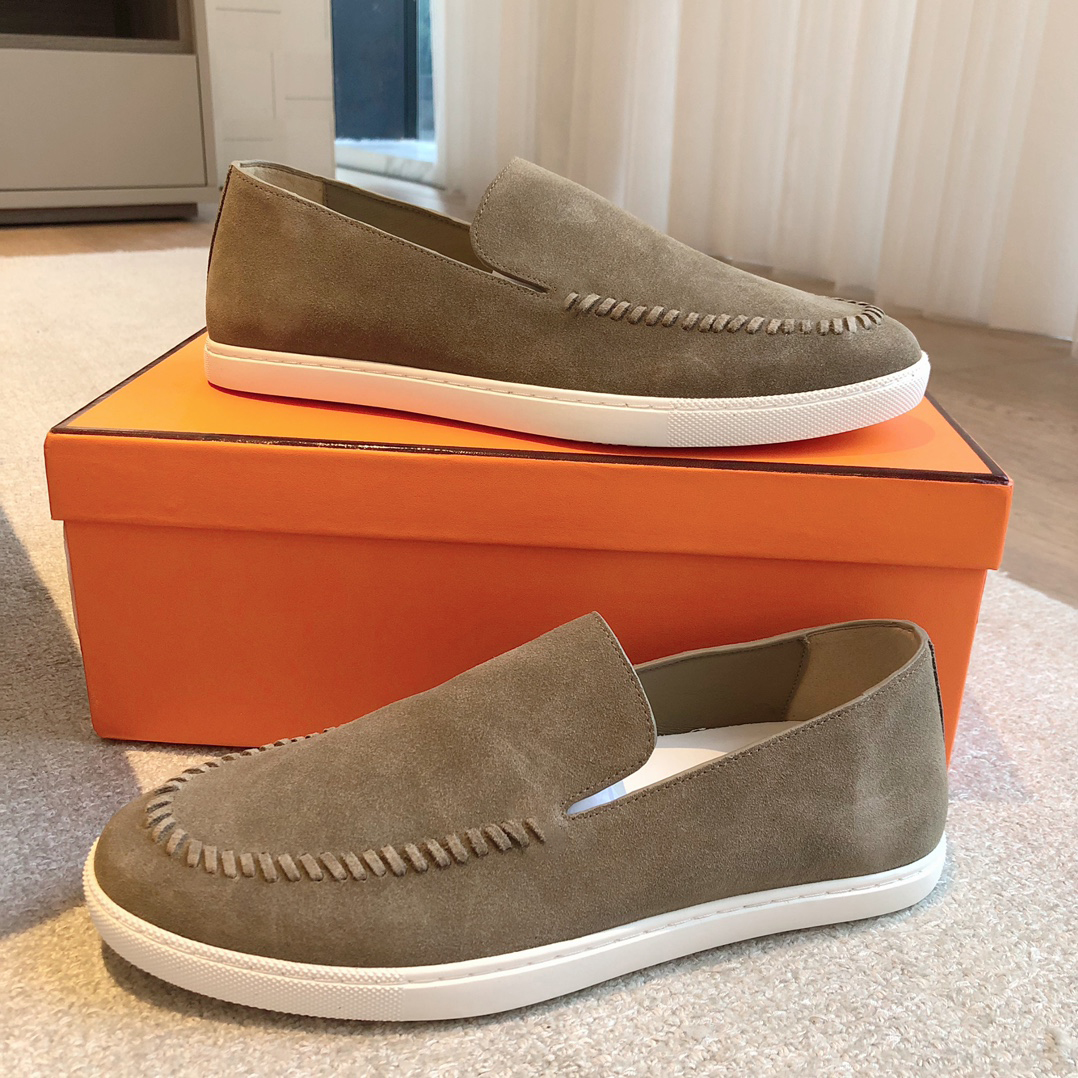 Mocassins de créateurs en cuir suédé sans lacet hommes femmes chaussures décontractées confort Oxfords mocassins chaussures de conduite apparteme