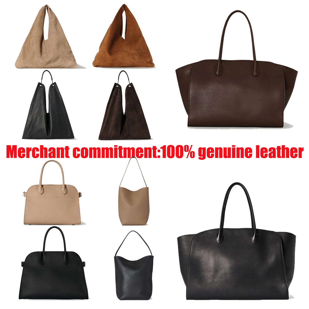 High quality Designer bags Luxury Park Tote Bag New Suede bag genuine leather bag Margaux bag fashion bucket bag lady handbags Shoulder Bag high cap