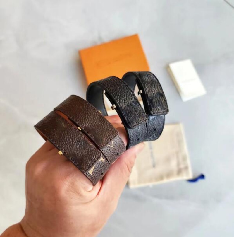 Designer Style - Men's Genuine Leather Punk Hip Hop Titanium Metal Cowhide Bracelet Gift Set - Does Not Fade - Comes with Exquisite Packaging