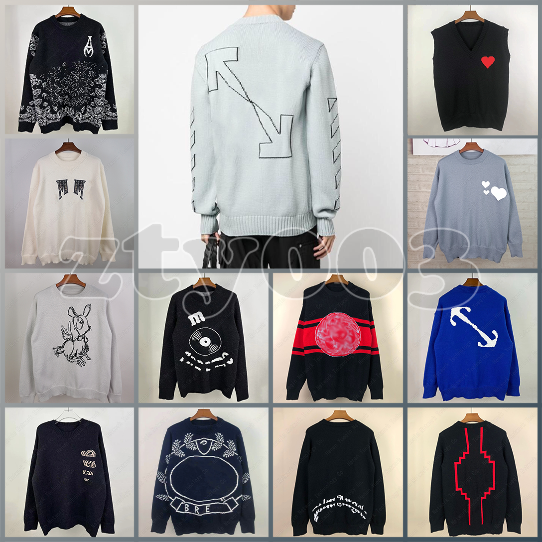 DesignerSweaters Men Sweater Lazy Retro Mens Autumn Winter Vintage Coat Trendy Brand Knitted Sweater Suitable for both men and women crew neck sweat