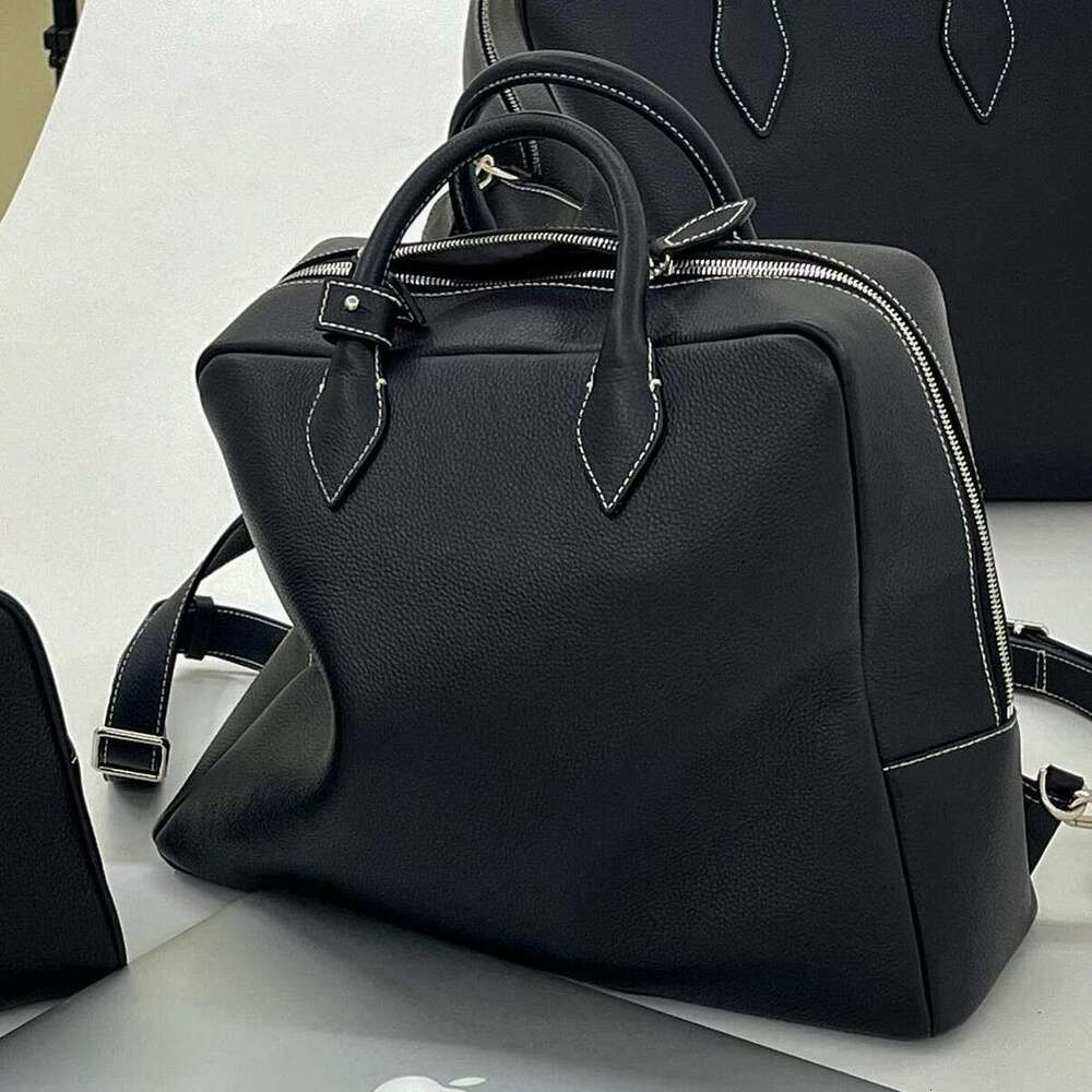Designer Bag Tote Shoulder Bag Niche Design Boston Bowling For Women New Large Capacity Dark Style Versatile Laptop Backpack