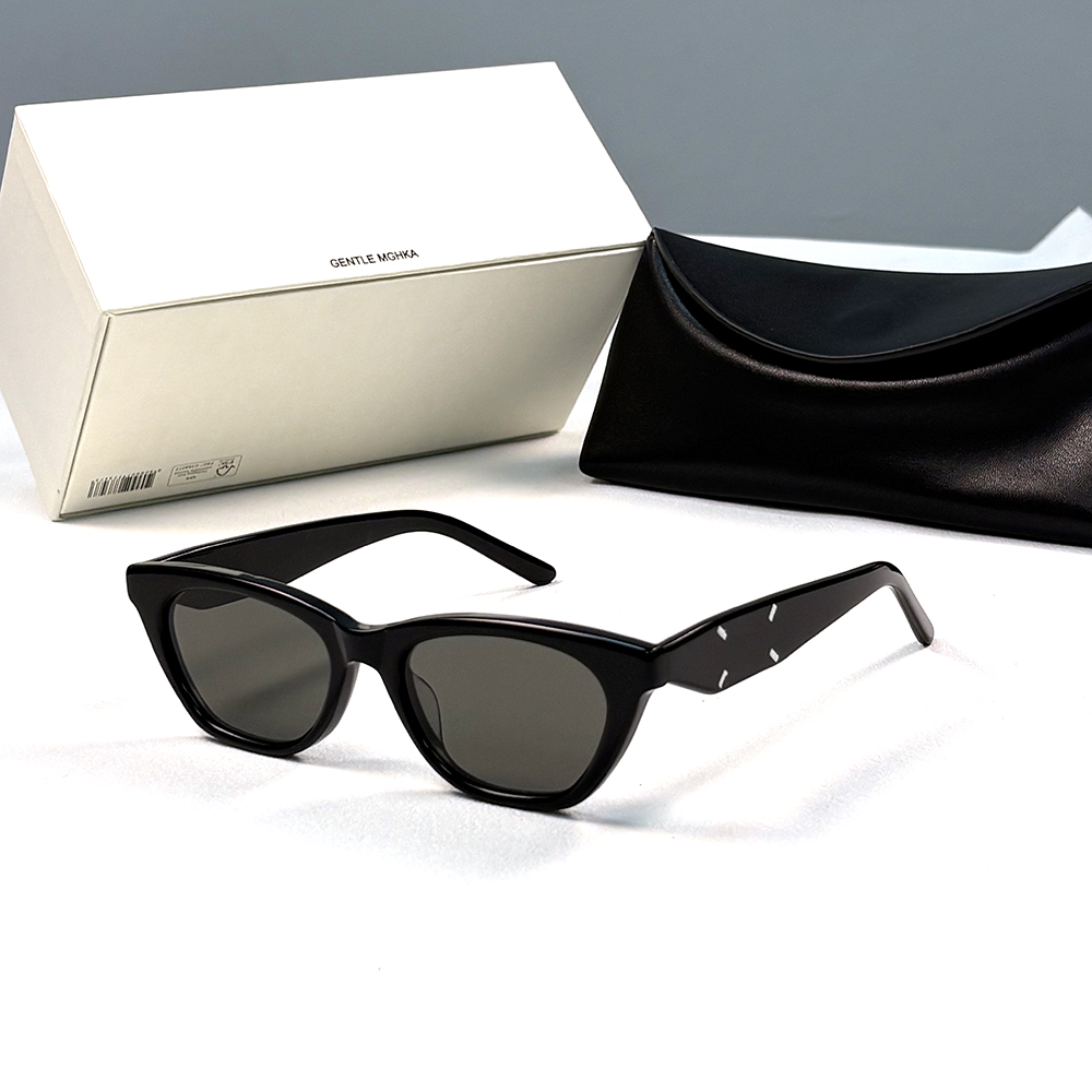 Lunettes de soleil de la mode MGHKA MGHKA MGHKA GM Lunettes de soleil Vintage Cat Eye Sunglasses Driving Monter For Men Women Shades MM208 Lunett