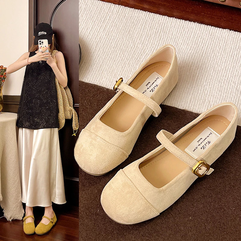 2025 Spring Brand Women Flats Soft Leather Eelgant Dress Shoes Round Toe Shallow Slip On Ladies Casual Ballet Shoes New Woman 250820
