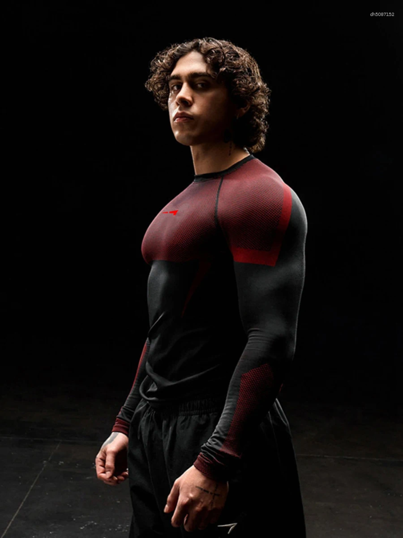Men's Hoodies Fitness Long Sleeved Shirt Suitable For Training Running Sports Elastic Quick Drying Slim Fit Top