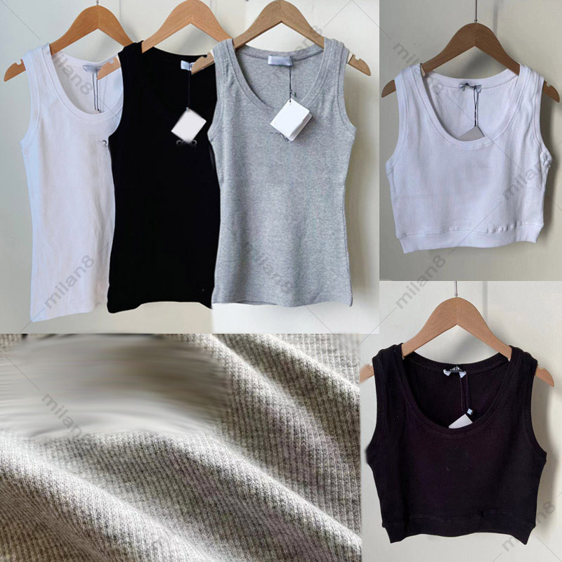 womens designer t shirt Thread embroidered comfortable breathable Street Casual versatile sexy Tank Top
