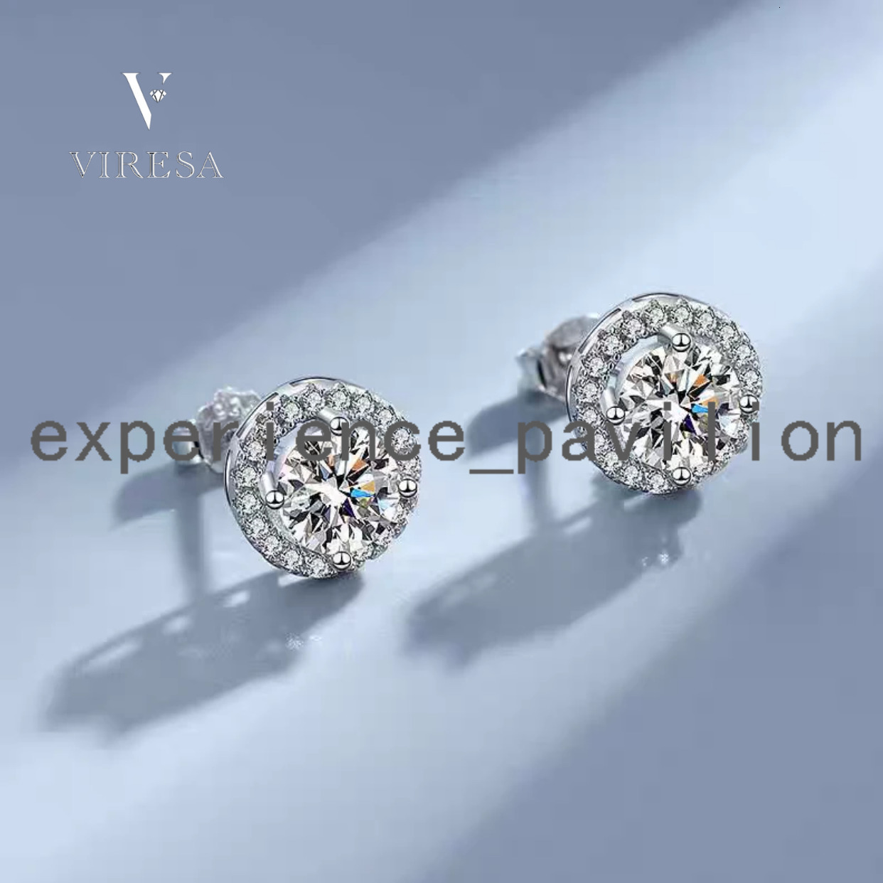 High Quality Luxury Trendy Moissanite Earrings for Women 925 Silver