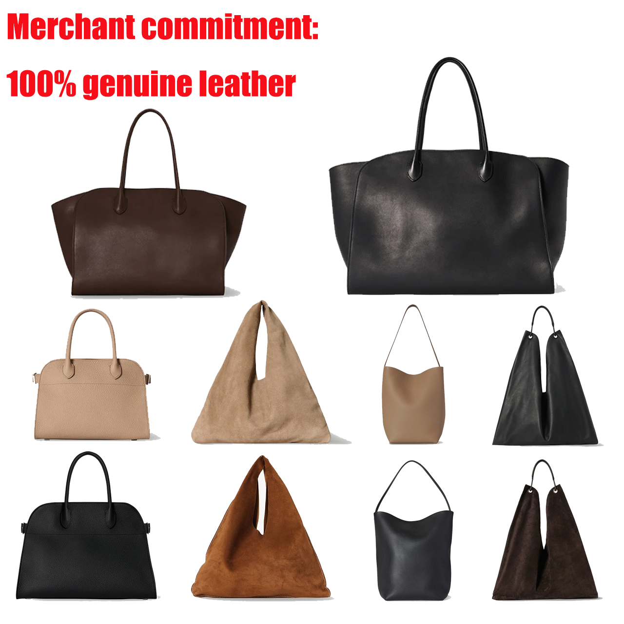 Luxury Designer bags Suede bag genuine leather Park Tote Bag Marlo 14 17 Bag Margaux 10 12 Bag Bindle Three Bag Womens bucket bag fashion handbags S