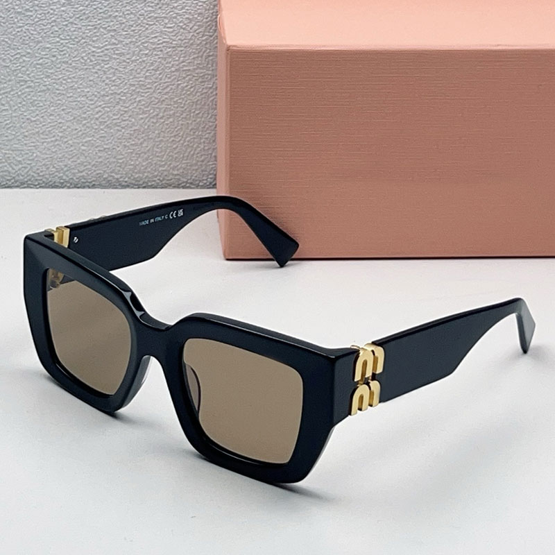 Designer Glimpse Sunglasses MUB05S Retro Style Womens Glasses Lady Square Sunglasses UV400 Protection Womens casual square glasses Top Quality