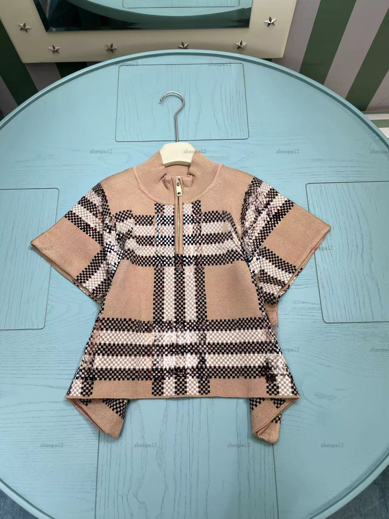 Luxury girls Poncho shawl khaki capes kids designer clothes child Coat Cowl design baby Jacket A000X27N238-a