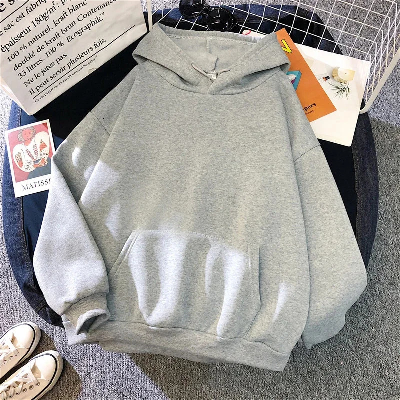 Simplified Korean Hoodies s Casual Womens Sweatshirts Daily Versatile Pullover Tops Quality Autumn Winter Woman Clothing 250818