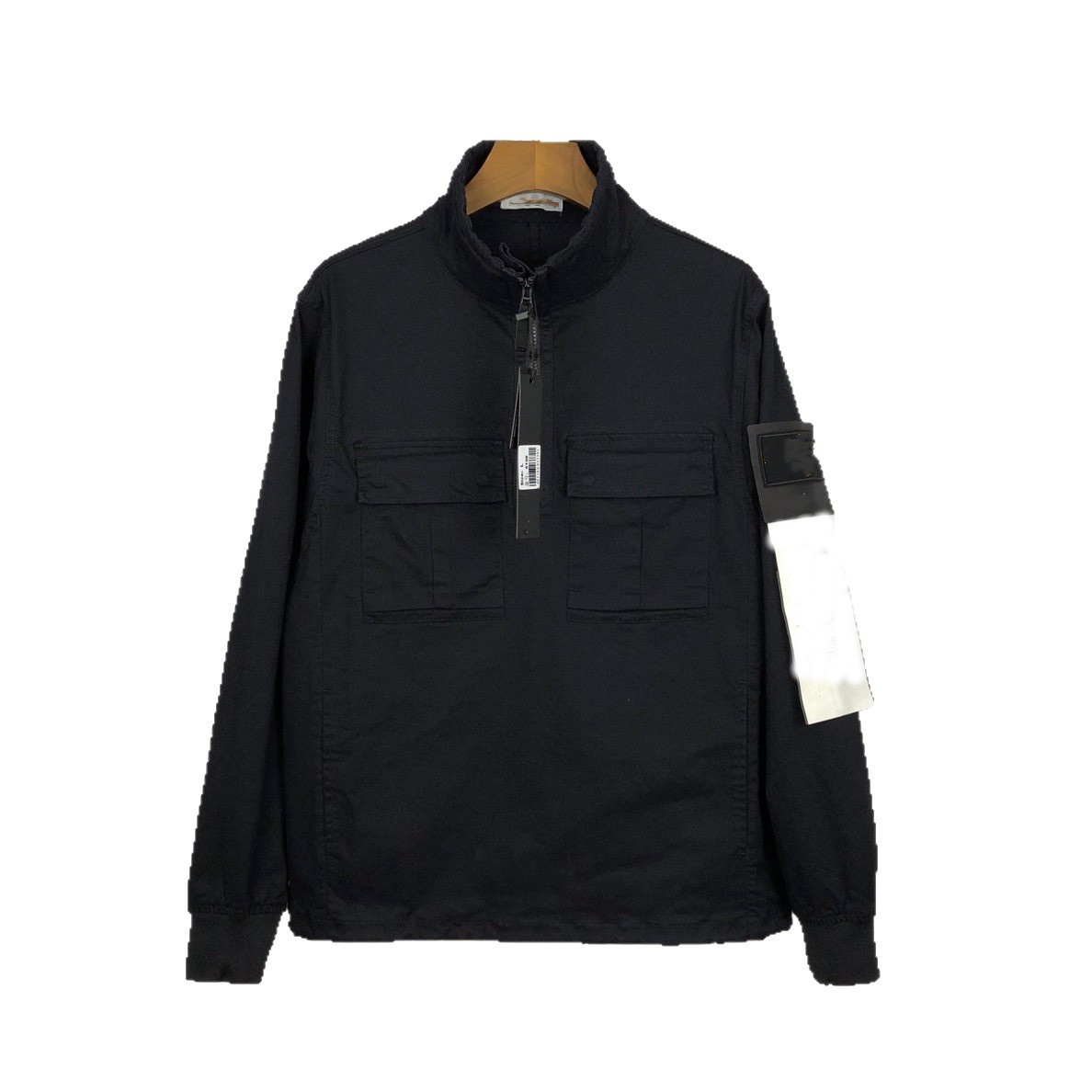 Mens Designer Workwear half zipper pullover jacket autumn and winter men's and women's couple's jacket Men's Outerwear & Coat