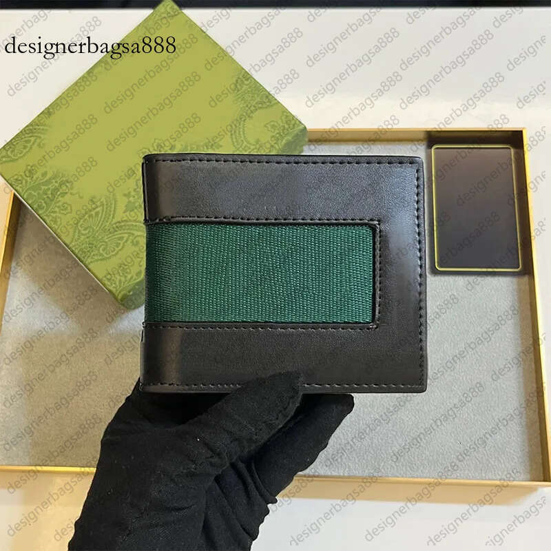 Top de haute qualité Designer Animal en cuir rouge et blanc Striped Men's Portefeuille Euro USD Pocket Coin Purse Card Credit Card High Quality I