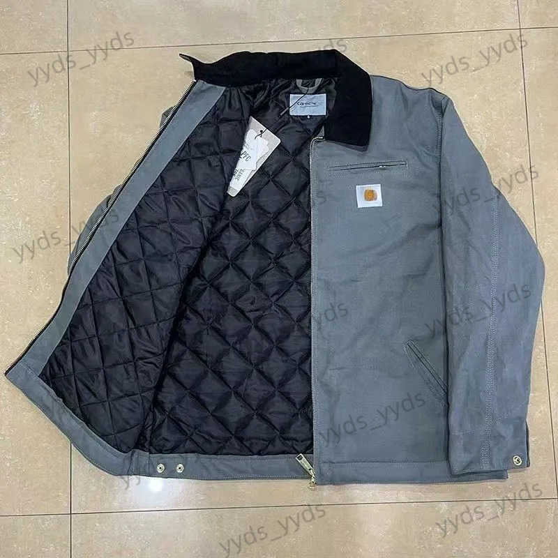 Carharrett Jacket Designer Mens Jacket Fashion Brand Detroit jackets for men hoddie Casual Loose Fitting Loos padded coats Hip Hop long pants trouse