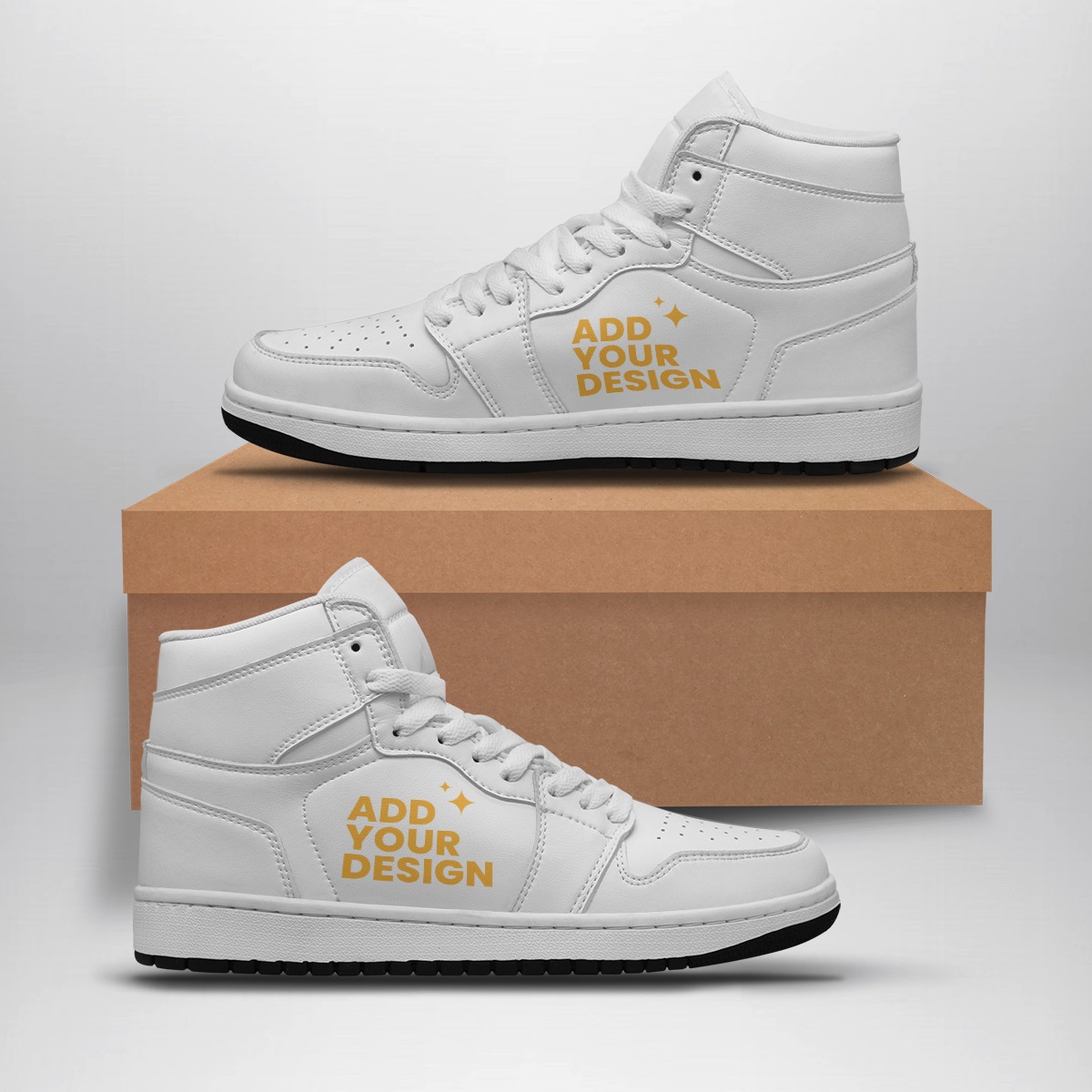 DHgatepod Men's Synthetic Leather Stitched Sneakers - Soft, Breathable & Slip-Resistant for All Seasons | Outdoor & Daily Wear