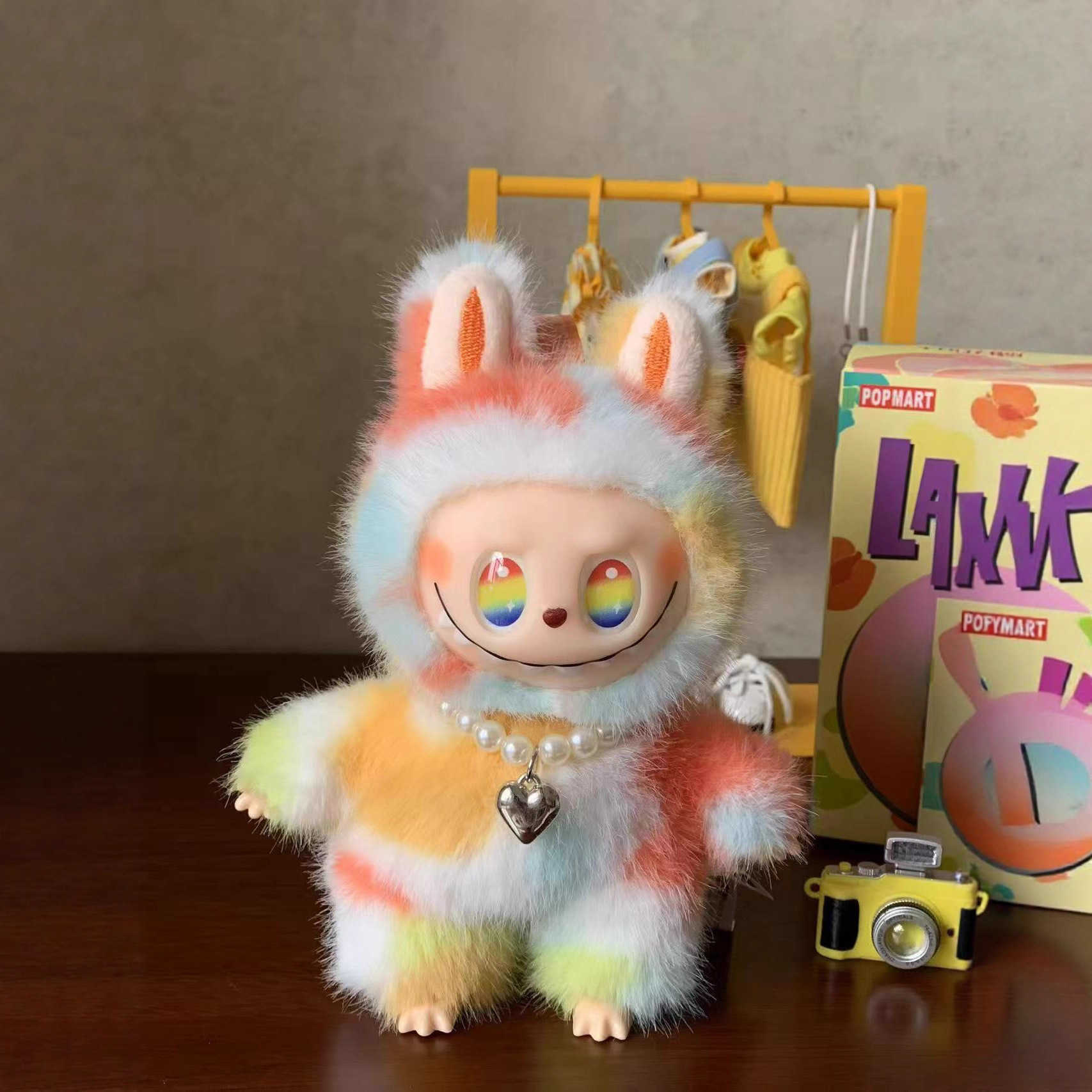 Labubu Fifth Generation Plush Cute Adorable Vinyl Labubu Keychain Plush Toy Doll Labubu Bag Pendant L250820L3IZ-image-1071970329