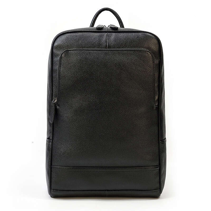 Men's Business Top Layer Cowhide Large Capacity Casual Travel Backpack Genuine Leather Laptop Bag