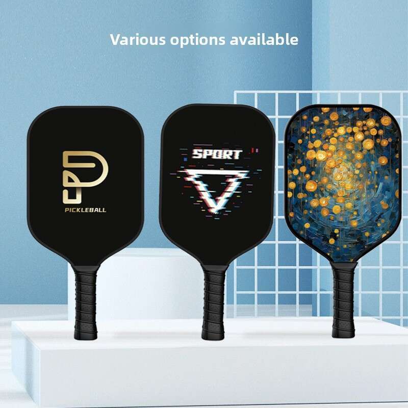 Racket Double-Sided Glass Carbon Fiber PP Honeycomb Core Competition Grade Pickleball Beginner Set