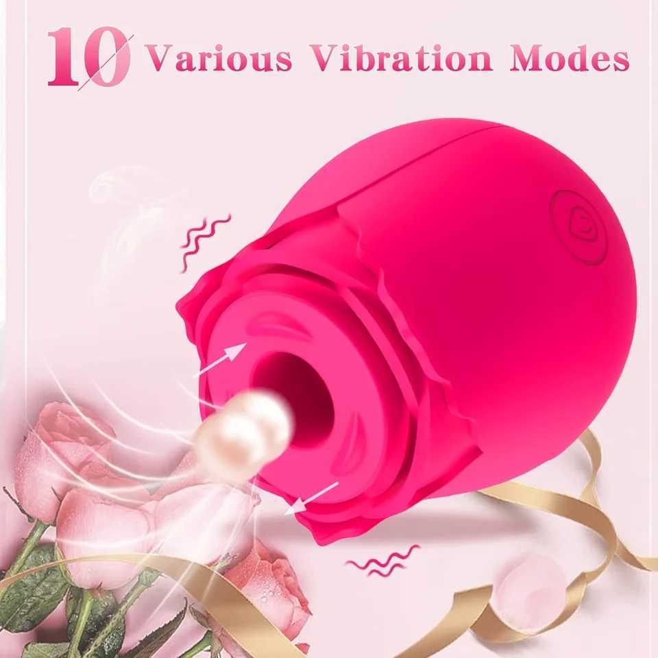 Powerful Clitoral Sucking Dildo Vibrators Female Rose Vibrator Toy Clitoris Stimulator G Spot Vagina Massager Adult Sex Toys gbamboo_A7KZ