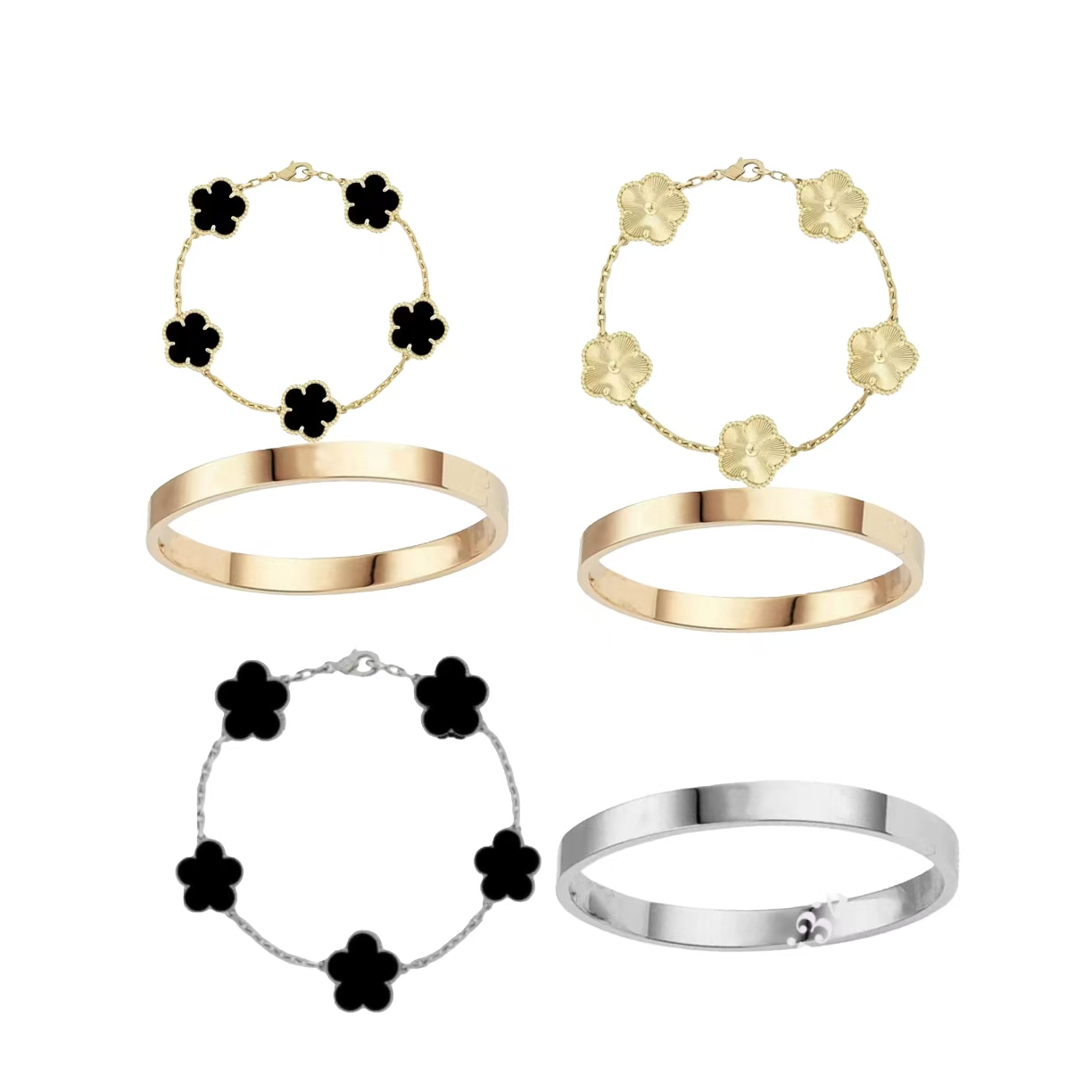 Braceuse de créateur Braceuse Bracelet Bracelet Bracelet 18 carats en acier inoxydable plaqué Tenues quotidiennes pour le bracelet Bracelet Brace