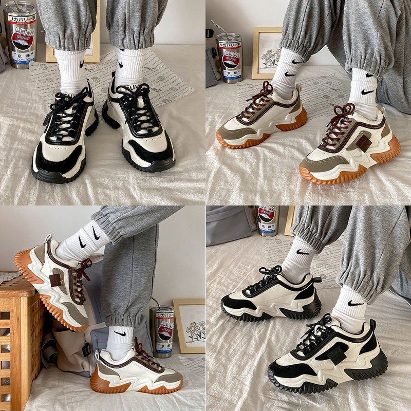 Trainers pour femmes chaussures de course à semelles épaisse baskets dames confortables sports extérieurs usure quotidien