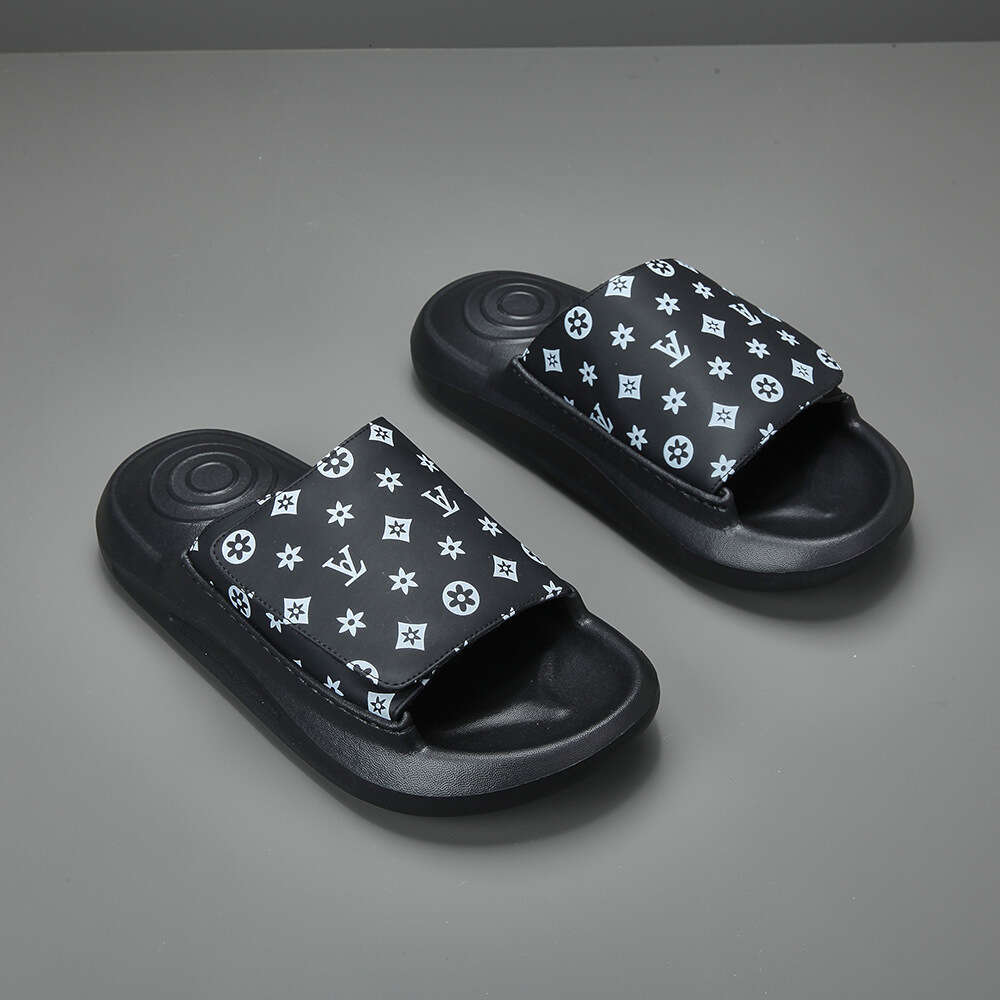 Price-Controlled Genuine Leather Slippers Summer Versatile Casual Trendy for Men Wearable Outdoor Men's Shoes