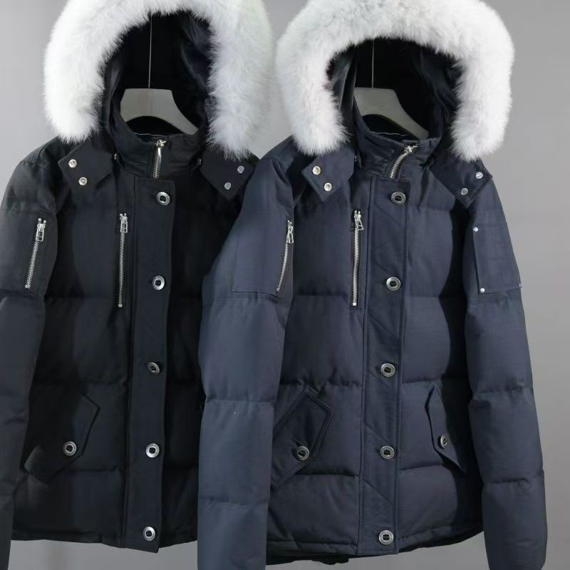 women winter jacket puffer jacket womens coats designer mens jacket classic and warm wool-neck work jacket 02
