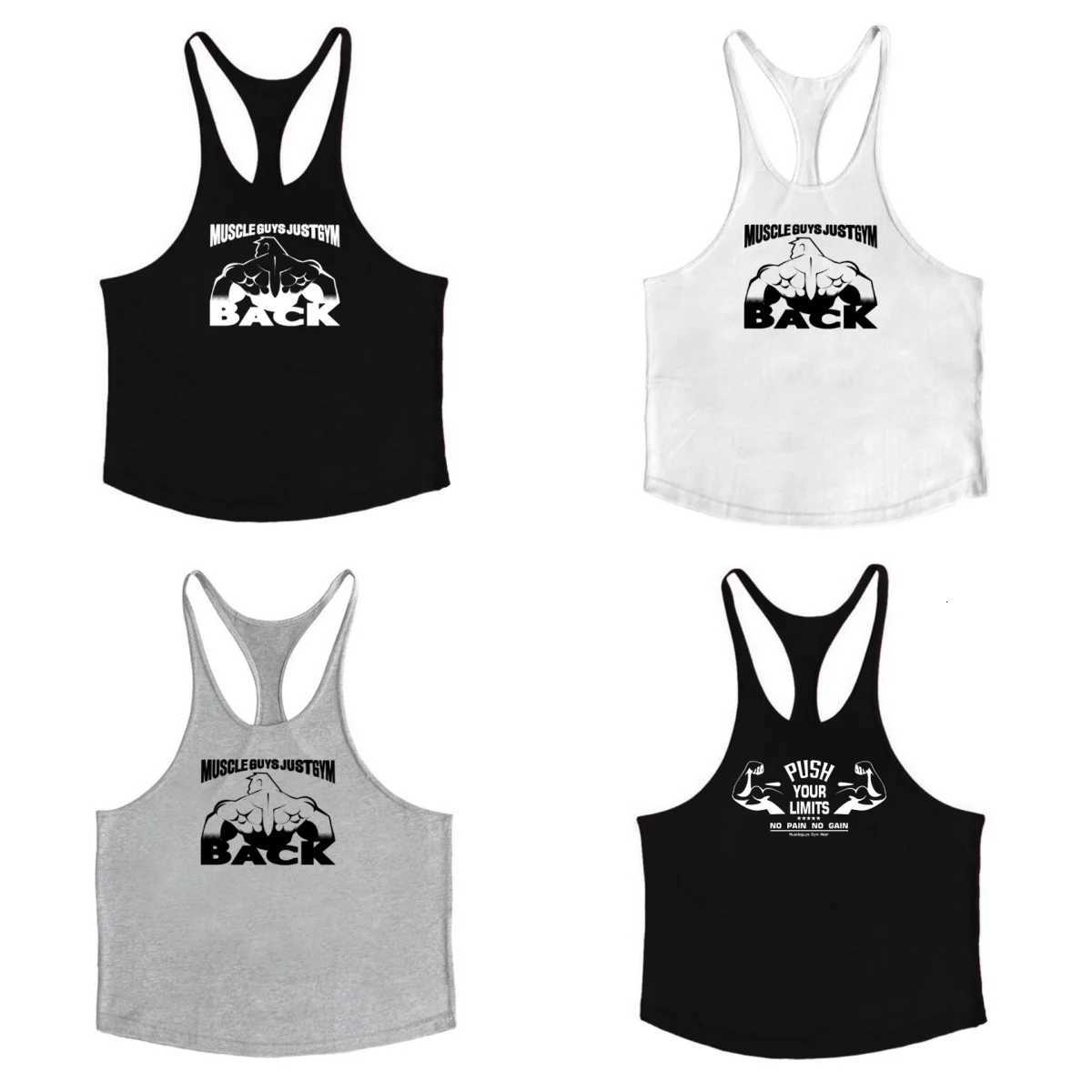 New Hot Sale Mens Printed Tank Top Breathable Cool Vest Running Shirt Cotton Tees Bodybuilding Singlet Fitness Sleeveless X250821