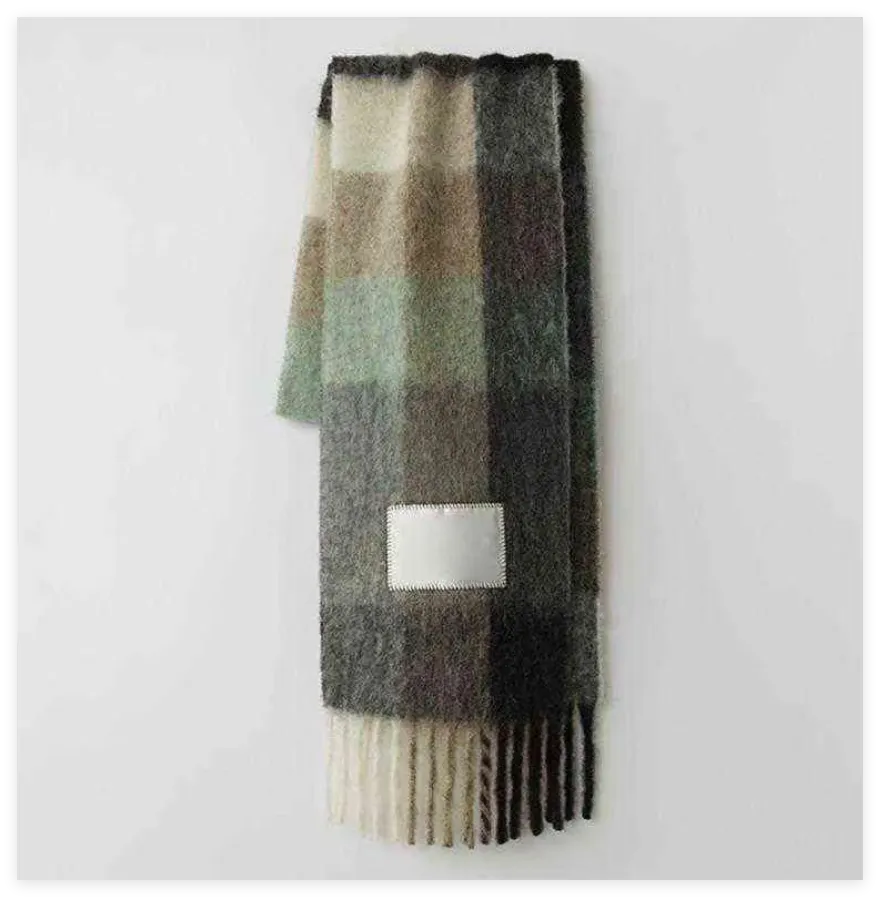Écharpes en laine Hiver printemps 100% cachemire foule Men de mode Femme des femmes designer classiques Big Letter Modèle Pashmina châles Swarves