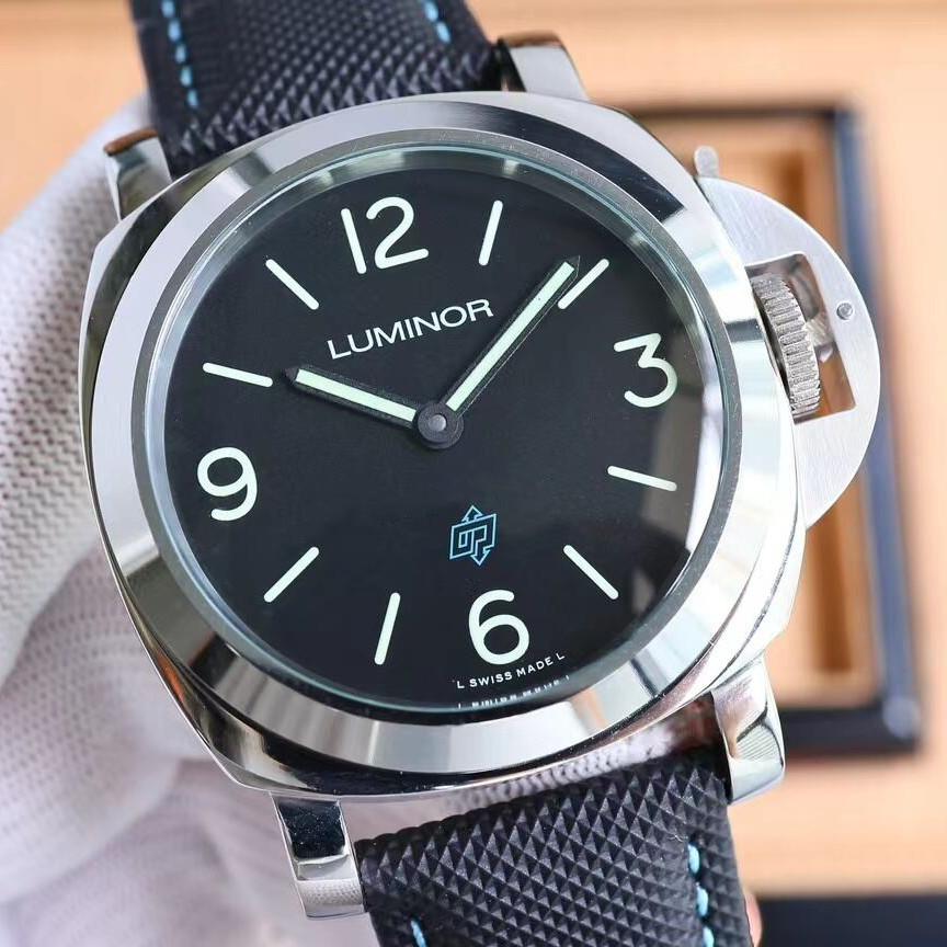 Jason007 PAM01157 Series 44MM Mens Watch Fully Automatic Mechanical Leather Strap Sapphire Mirror Super Luminous Luxury Watches Men Montre