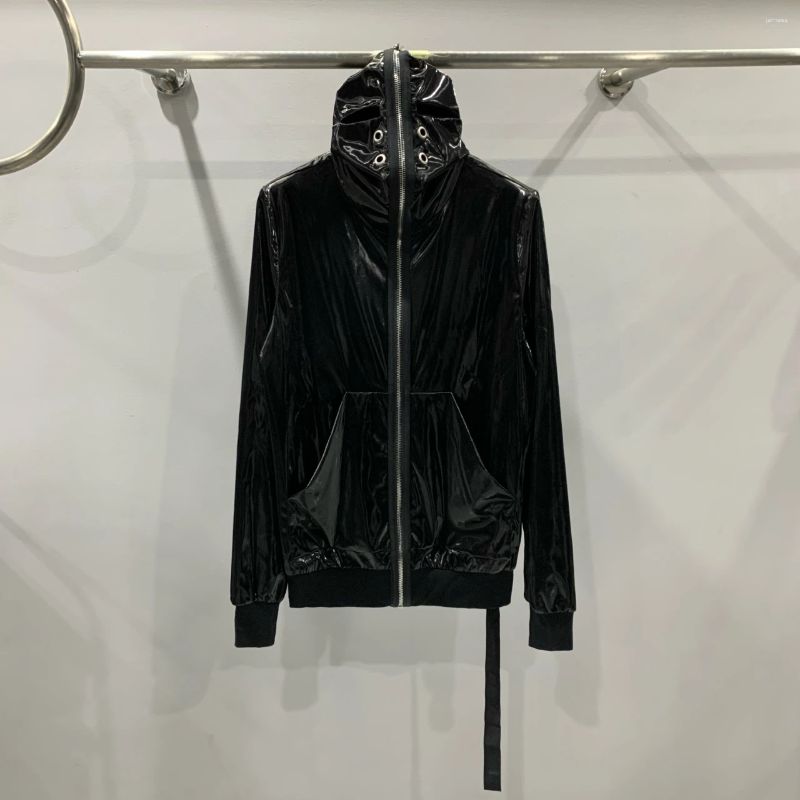 Designer jackets coats Men's Hoodies Owen Seak Men Sweatshirts Gothic Zip Women's Clothing Oversized Autumn High Streetwear Black Jacket