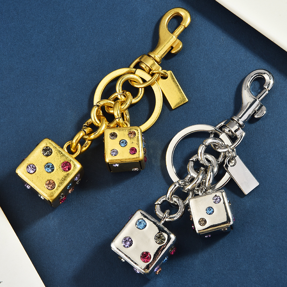 rainbow heart-shaped Cherry Charm Women Designer Keychain TABBY Co Keychain Bag Charm Decoration Accessory Key Rings Cherry Resin alloy Lanyards Bra