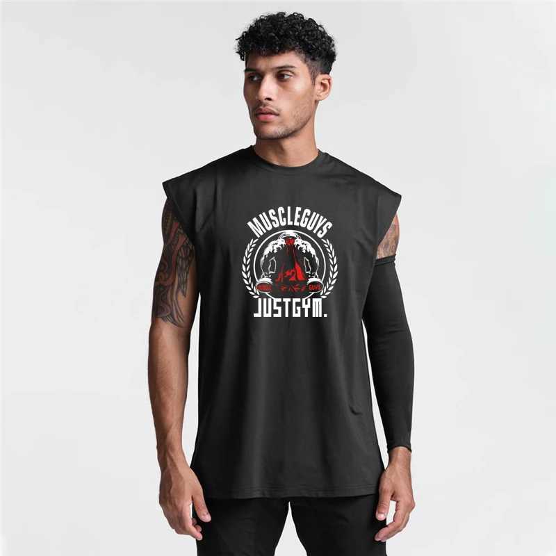 GYM Fitness Bodybuilding Sport Tank Tops Summer Mesh Breathable Sleeveless Quick Dry Shirts Mens Workout Muscle Loose Singlets X250821