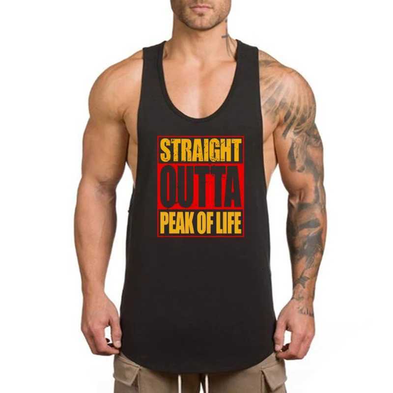 Muscleguys Spring and Summer Basic Loose T-shirt Simple Mens Vest Cotton Skin-friendly Sleeveless Workout Top X250821