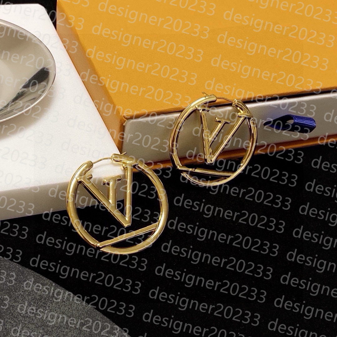 Earrings designer earrings luxury earrings designer for women High quality letter vintage 14K gold 12A fashions versatile style Jewelry very nice
