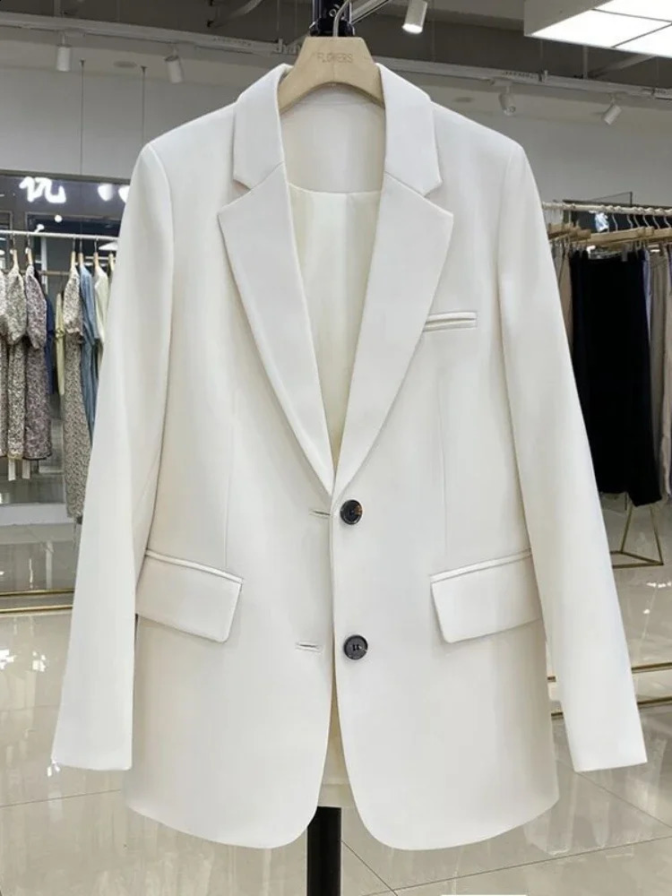 Vestes pour femmes Small Small Suit Womens Coat Casual Loose Corean Version N Sense Blazer 250820