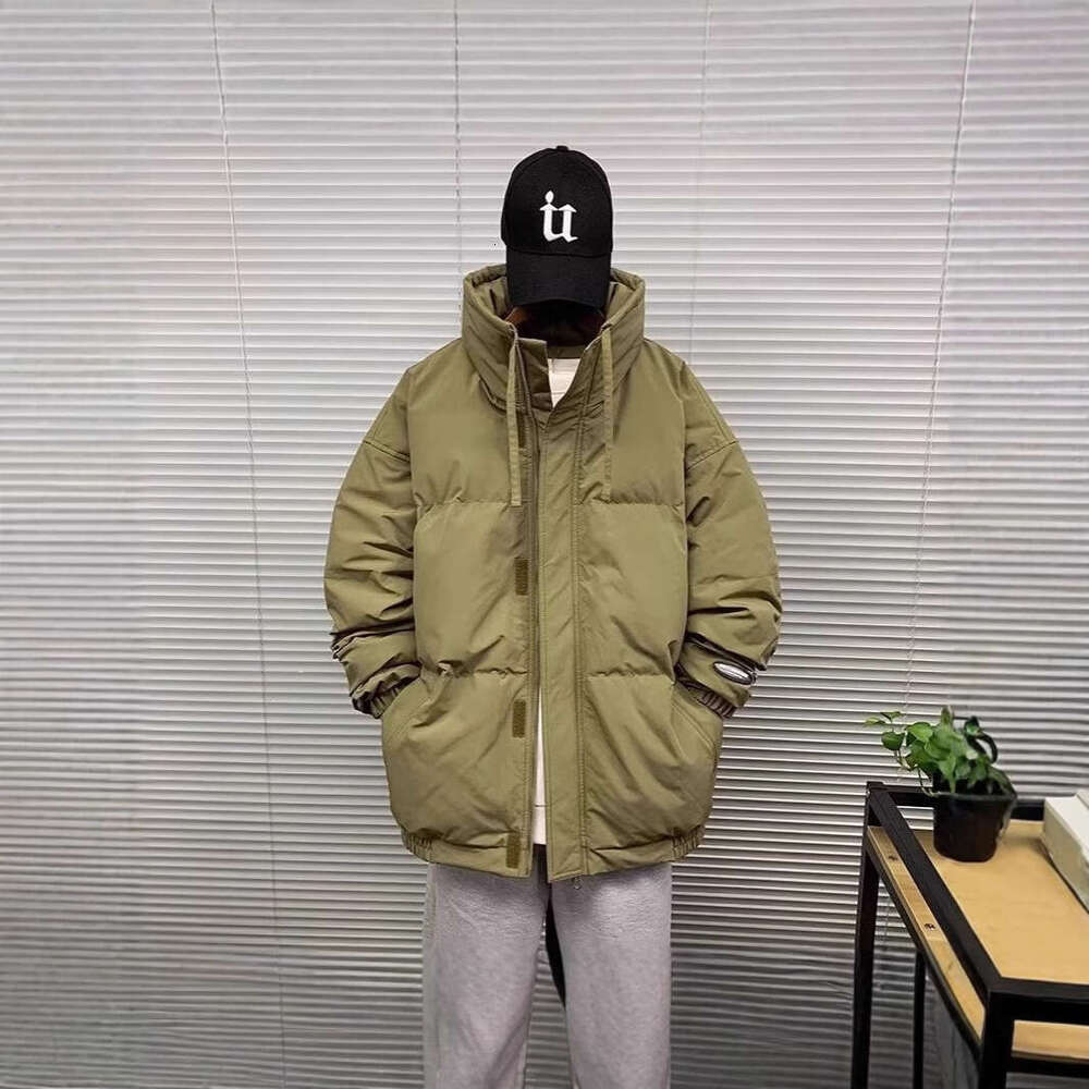 Veste en coton épaisse Cold de support d'hiver Moulage pour hommes épaissis des jeunes en vrac Nouvelle fermeture à glissière de style régulier B