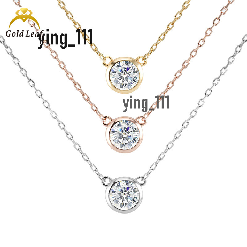 Goldleaf Womens Classic Style Wedding Gift 925 Silver Rose Gold plaqué multicolore Gemstone Pendants Collier Bijoux
