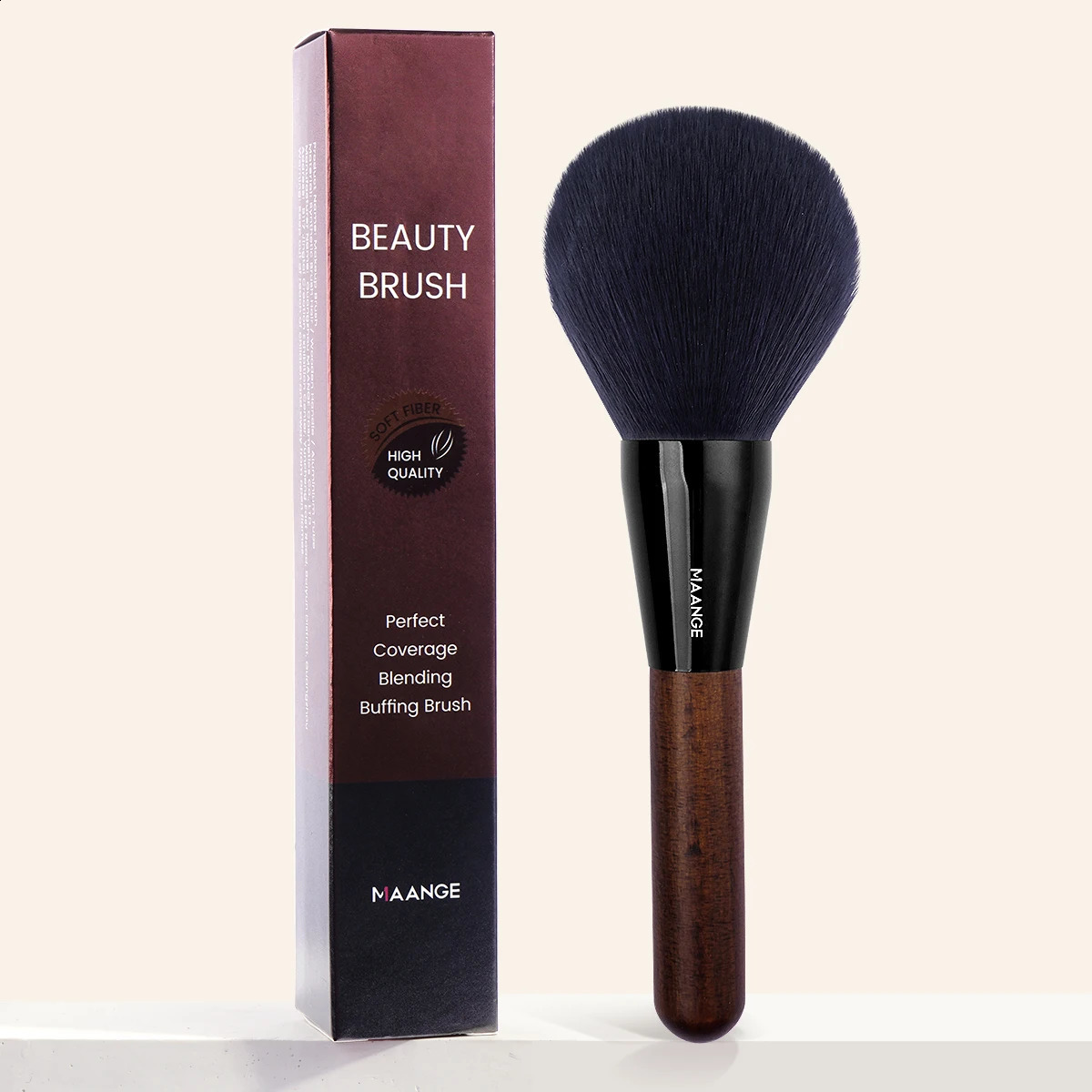 MAANGE 1PC Professional Powder Brush Large Soft Dense Bristle Blush Blending Cosmetic Makeup Brushes Tool for Beauty Gift 250821