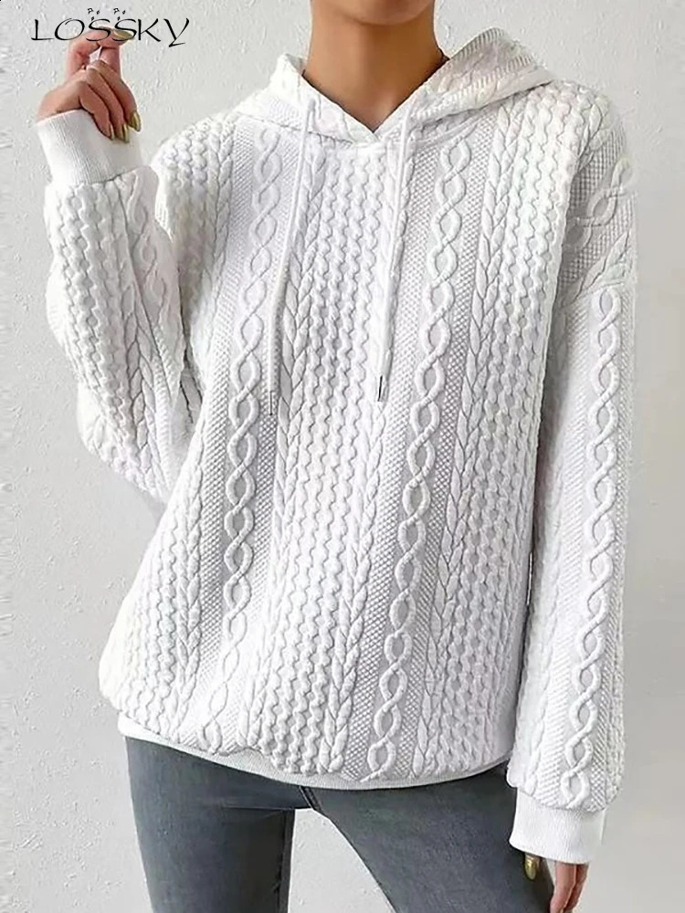 Autumn Winter Hoodies Women Casual Long Sleeve Tops Loose Pink Sweatshirt Korean Fashion Pullovers In Hoodies Sweatshirts 250820