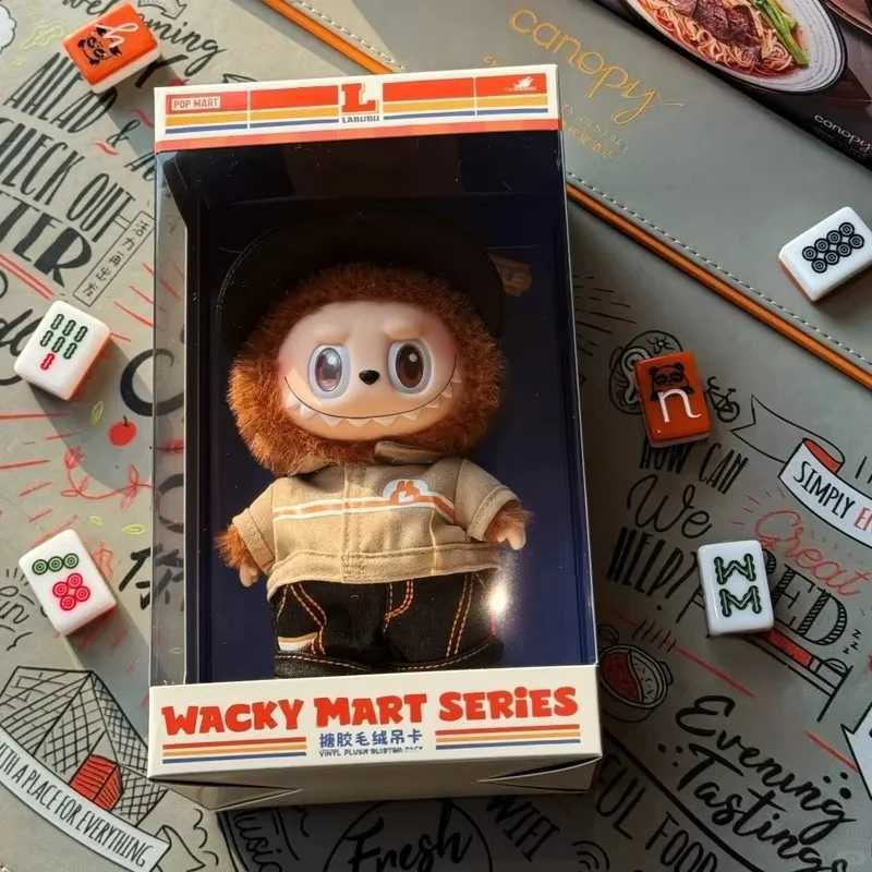 The Monsters Lafufu 17cm Wacky Mart Series Mysterious Vinyl Plush Blind Box Hanging Card Bag Pendant Decor Kawaii Toy Gifts Box L250625-image-1071993839