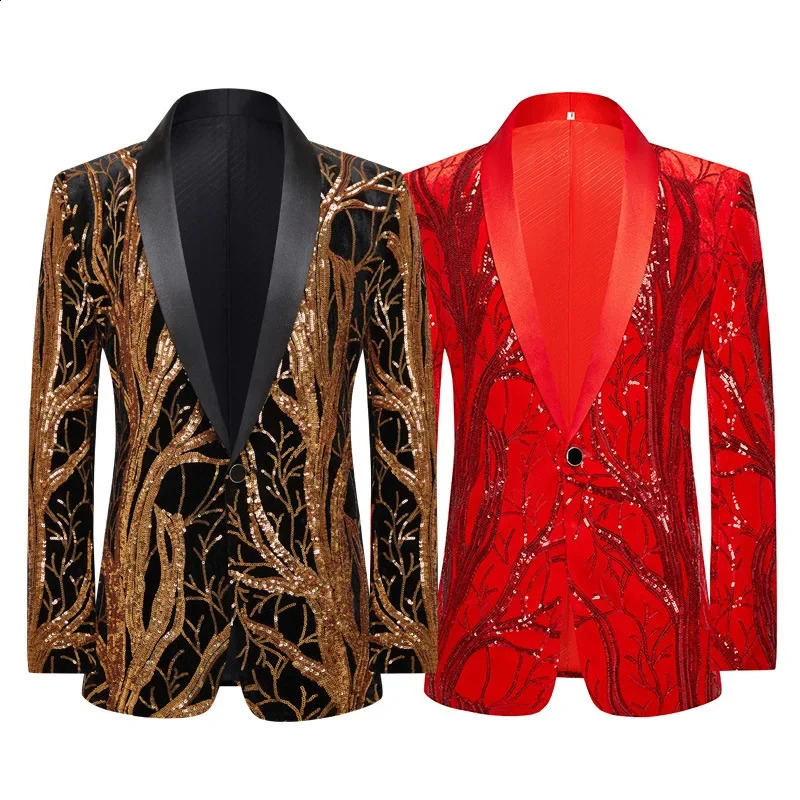 Veste de costume à paillettes HOO MENS