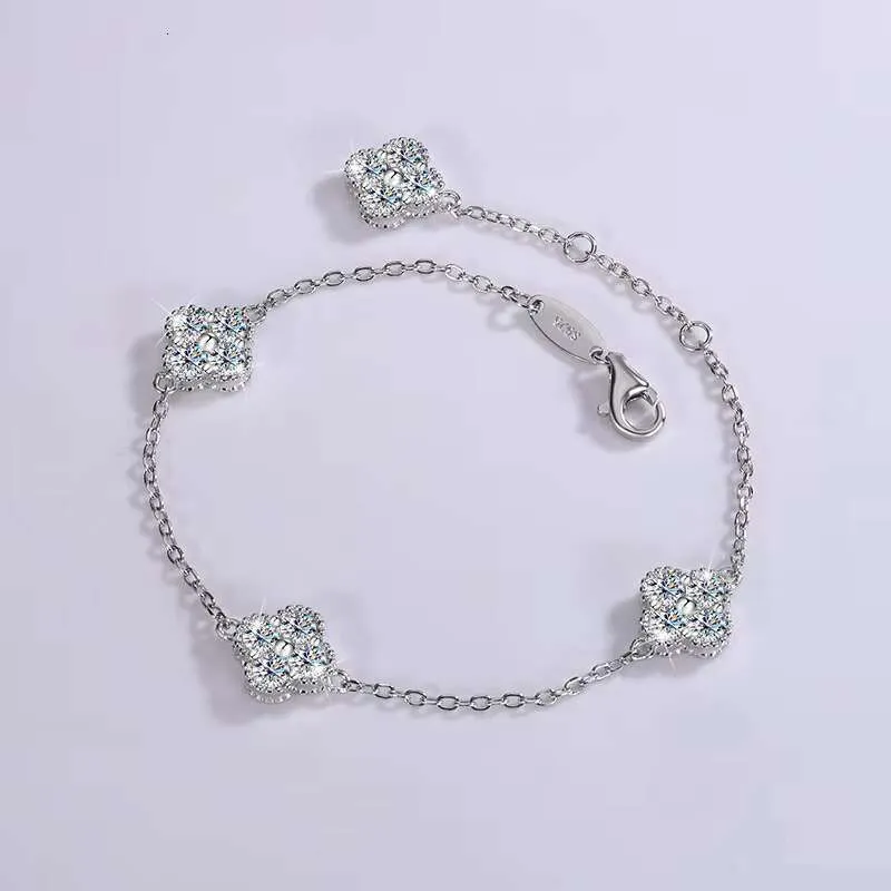 DHCollections 18K Gold Plated Silver Moissanite Tennis Bracelet for Women VVS Diamond Quality with GRA Certificate, Elegant Charm Jewelry gold je