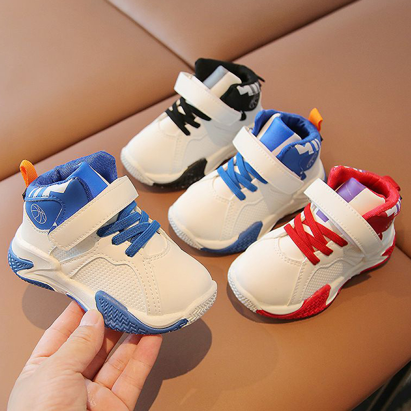 Kids Fashion High-top Sneakers for Boys Girls Shoes Sport Running Shoes Walkfashion Lightweight Children Casual Toddler Walking Shoes Sizes 21 - 30