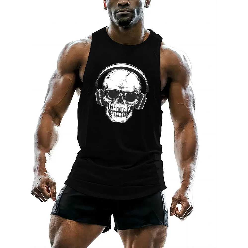 3D Printed Fitness Vest for Men Quick-Drying Sleeveless T-Shirt Fitness Suit Basketball Training Vest Summer Sports Top 2024 for Men X250821