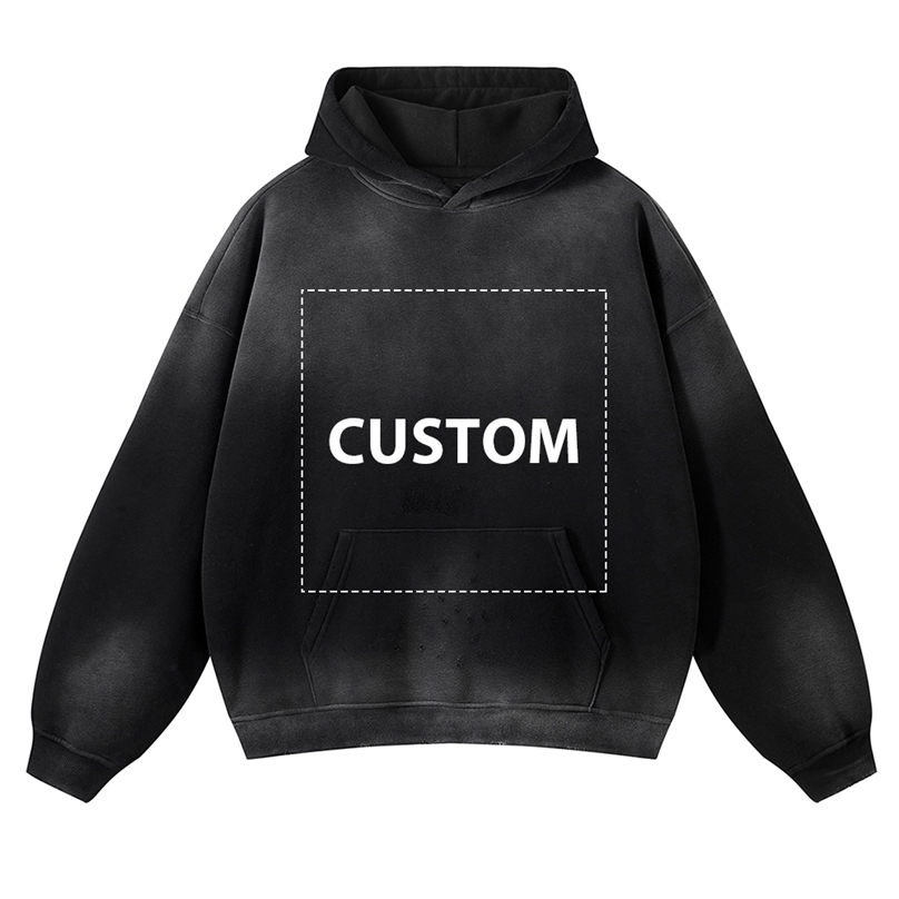 VIPReAlr2025 Winter Hoodie Retro Harajuku Fashion Washed Cotton 380GSM Pullover Sweatshirt Y2K RE Alr250820