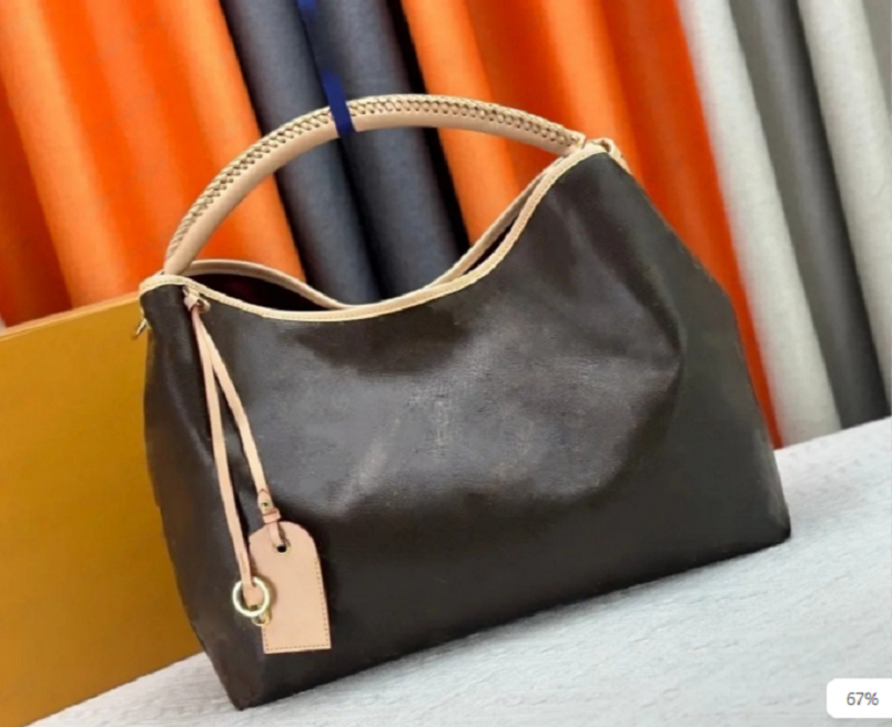 10A New Brown Flower AGAIN Cosmetic Bags & Cases M40249 M25877 Againartsya Designer Bags Large Capacity Women bag Shoulder Bags Messenger Handbags L