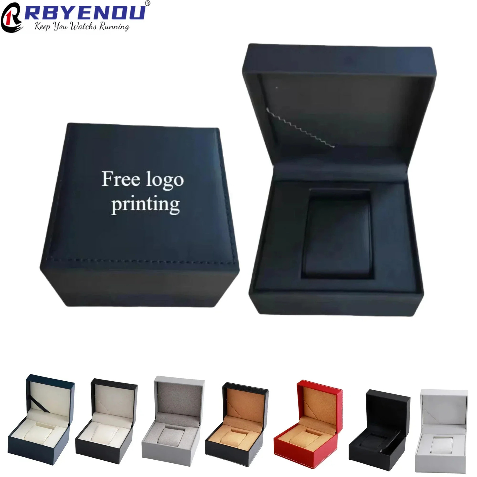 Exquisite High-quality Multiple Colors Watch Case Box Free Customized Personal Gift Business Transportation Organizador Box 250814