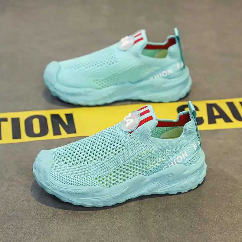 2025 Summer New Casual Shoes for Boys Fashion Ultra Light Mesh Breathable Kids Running Shoes Outdoor Flat Casual Shoes for Children W250821