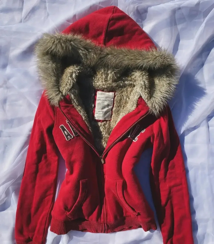Pull à capuche rétro américain Y2K avec col moelleux en automne et niche d'hiver à manches longues à manches longues