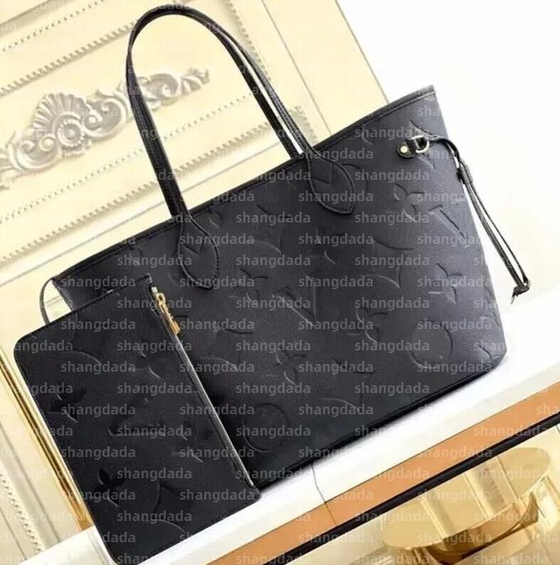 2025 Luxurys sac designer 2 pièces Set Fleur embossée Femme sac bandoulière sacs à main épaule sac composite pochette fourre-tout porte-monnaie p